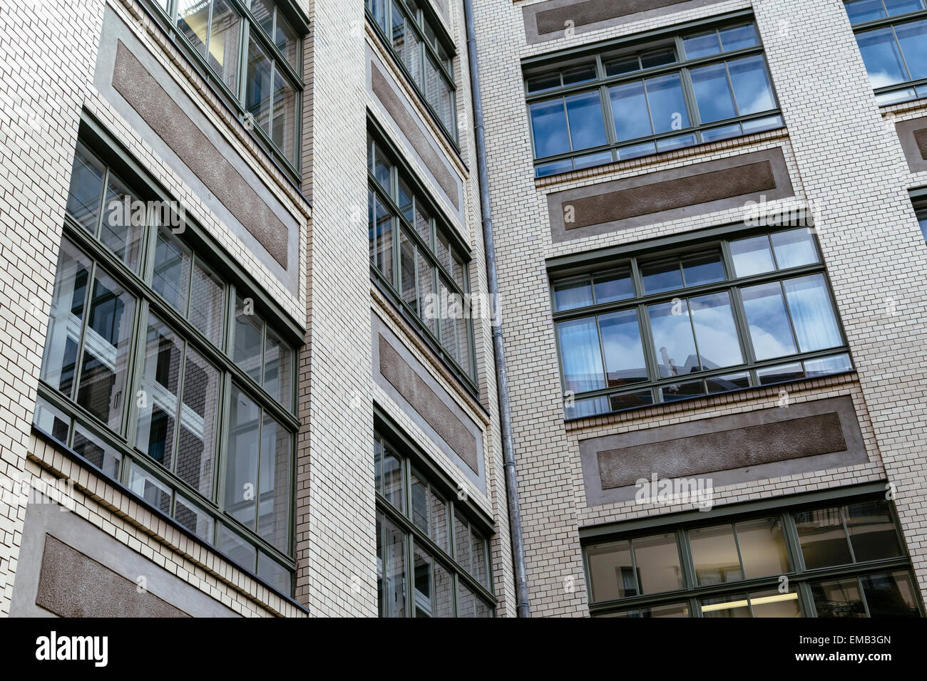 Fassade des Gebäudes im Hackeschen Hofe, Mitte, Berlin, Deutschland Stockfoto