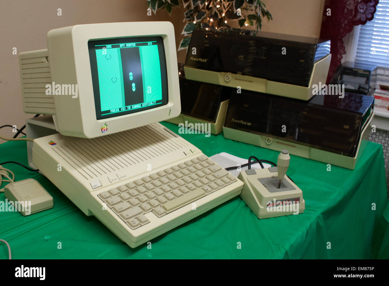Foto aus dem Vintage Computer Festival Osten 10.0 im InfoAge Science Center in Belmar, NJ. Stockfoto