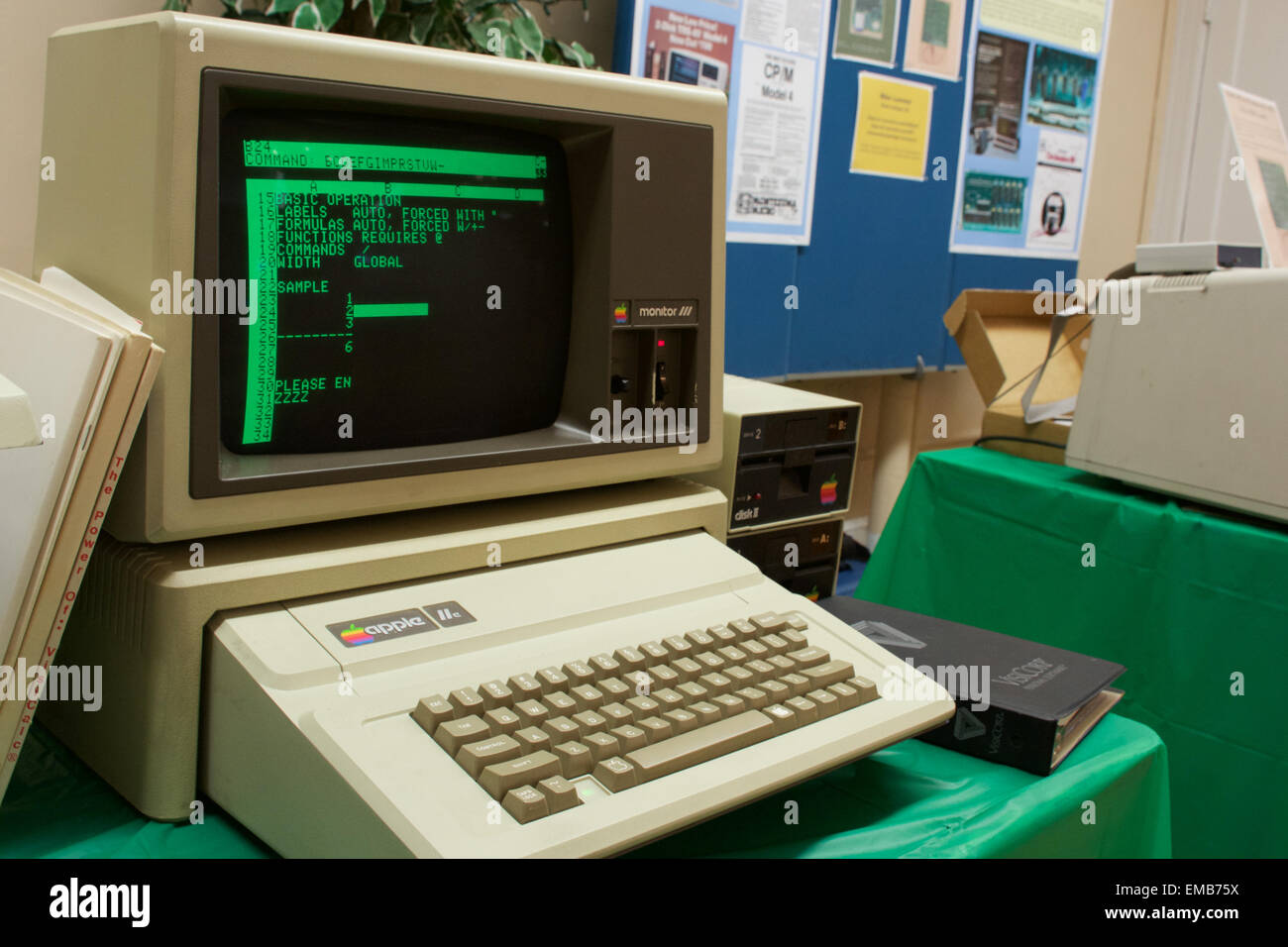 Foto aus dem Vintage Computer Festival Osten 10.0 im InfoAge Science Center in Belmar, NJ. Stockfoto