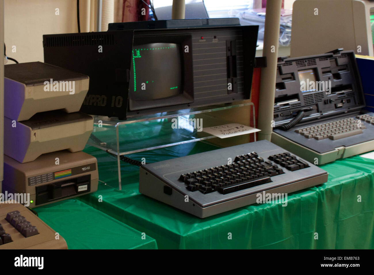 Foto aus dem Vintage Computer Festival Osten 10.0 im InfoAge Science Center in Belmar, NJ. Stockfoto