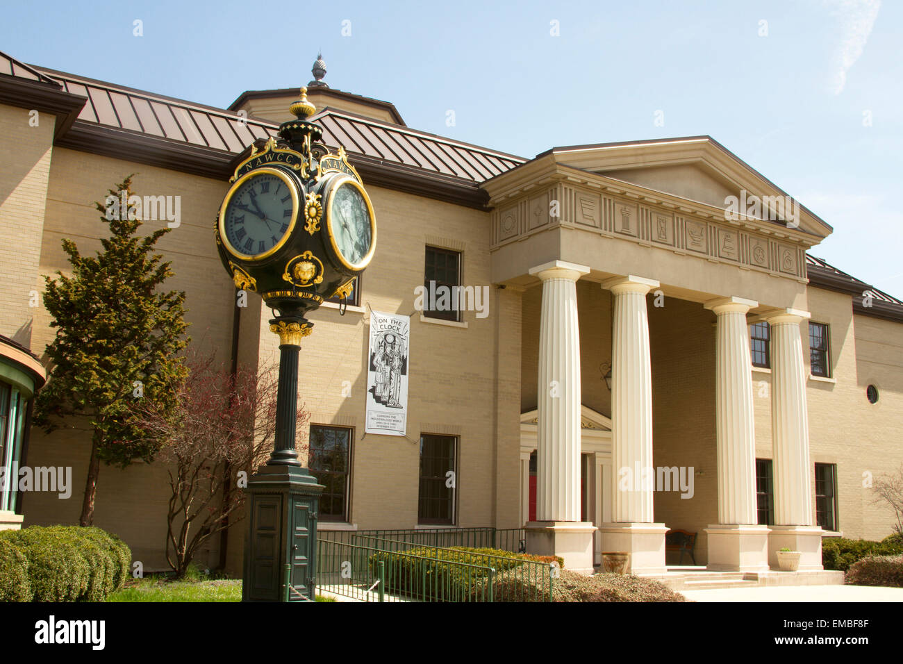 Columbia, PA, USA - 18. April 2015: Nationale Uhren- und Uhrenmuseum. Stockfoto