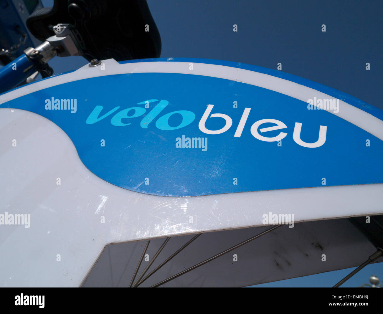 Velobleu Fahrrad Stockfoto