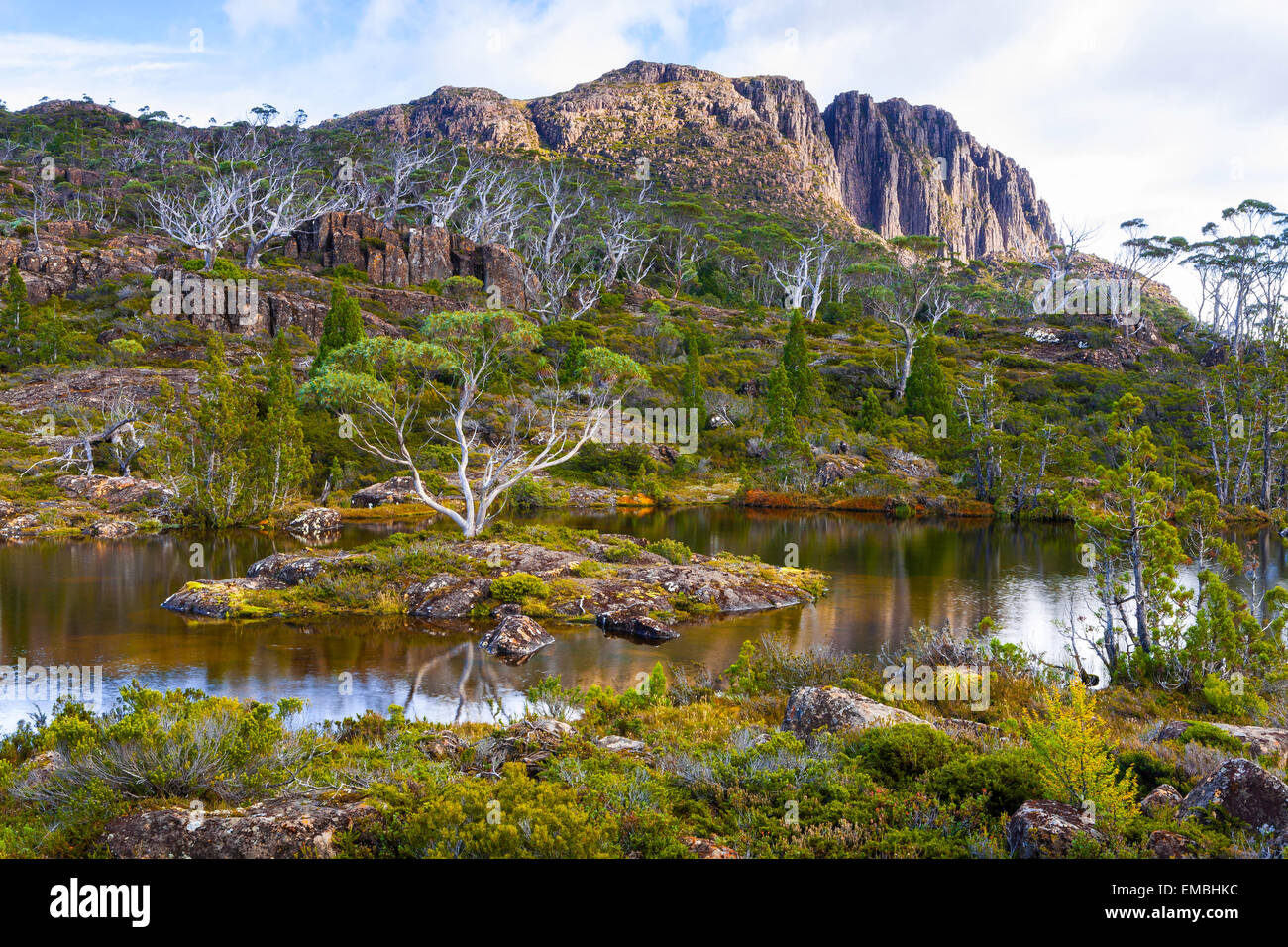 Ummauerten Berg - Cradle Mountain-Lake St. Clair National Park - Tasmanien - Australien Stockfoto