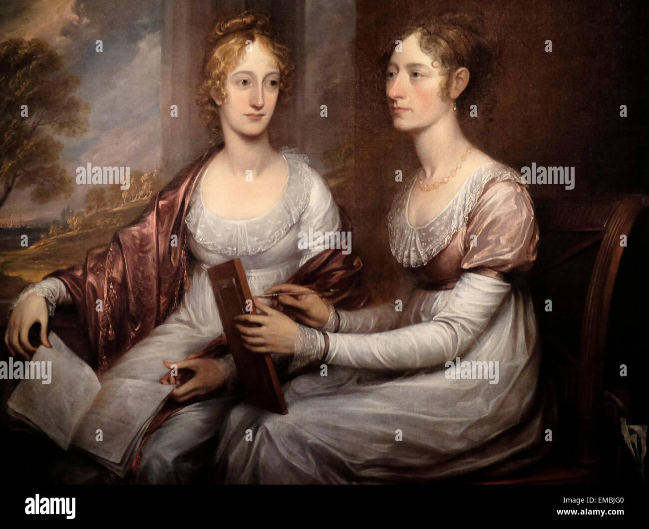 Misses Mary und Hannah Murray 1806 John Trumbull Stockfoto