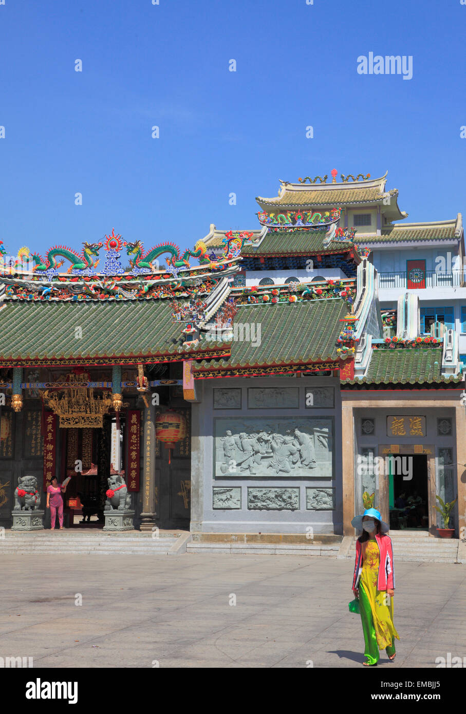 Vietnam, Ho-Chi-Minh-Stadt Cholon, Tam Son Hoi Quan Pagode, Stockfoto