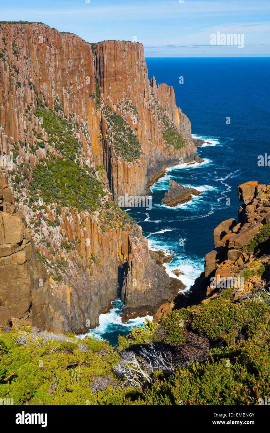 Kap-Raoul - Tasman-Nationalpark - Tasmanien - Australien Stockfoto
