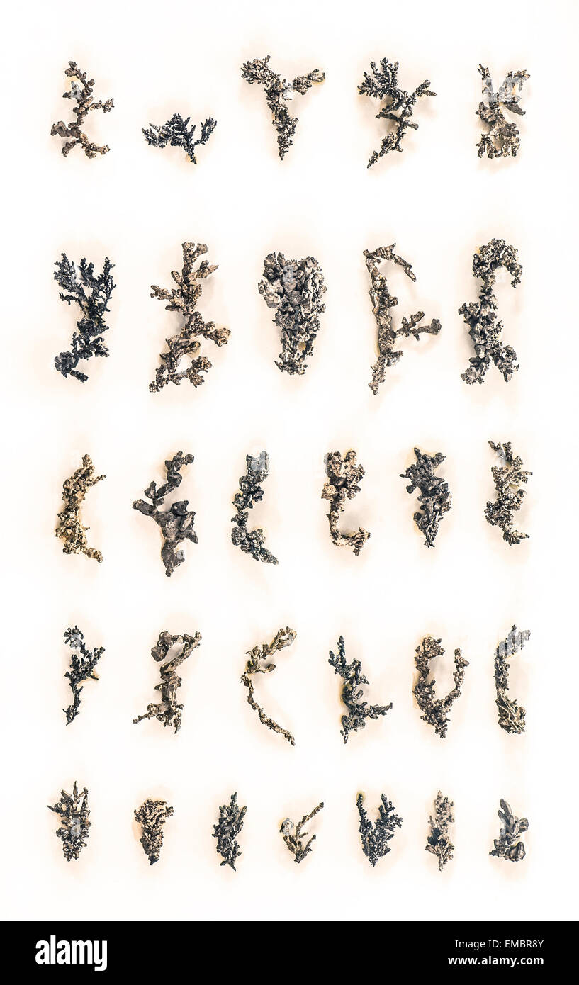 das native Kupfer Stockfoto