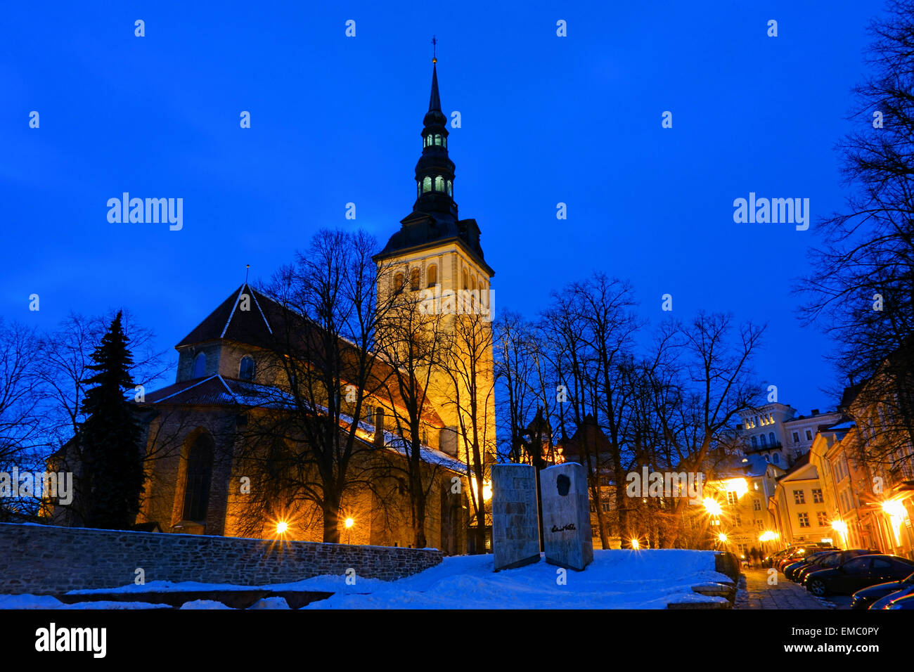 St.-Nikolaus-Kirche in Tallinn, Estland Stockfoto