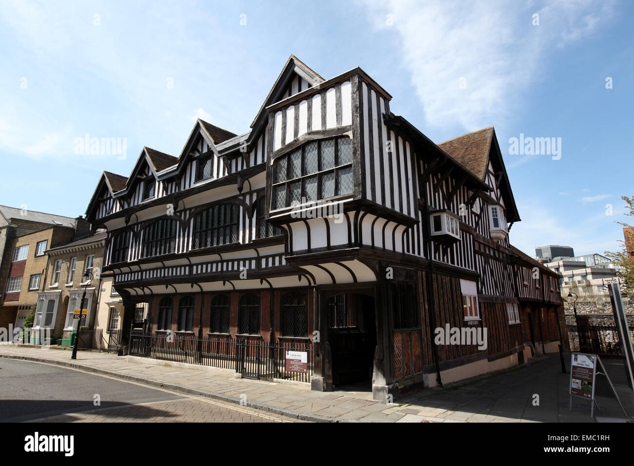 Southampton Tudor House Museum in Southampton Bugle Street Stockfoto