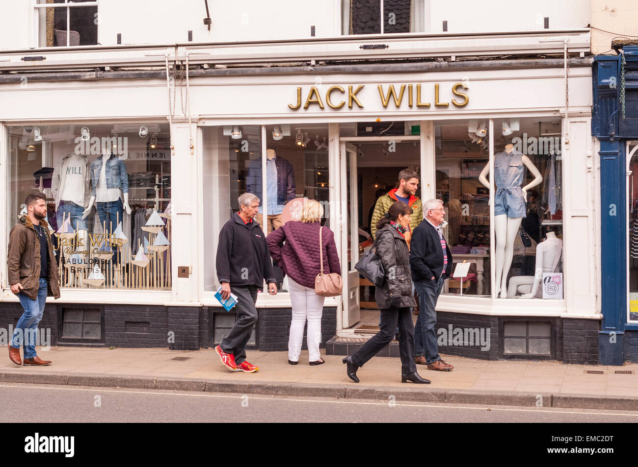 Der Jack Wills Bekleidung Shop speichern in Southwold, Suffolk, England, Großbritannien, Uk Stockfoto