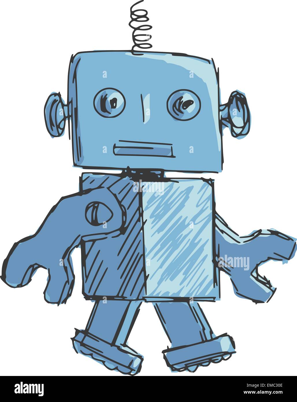 Kinder Roboter Stock Vektor