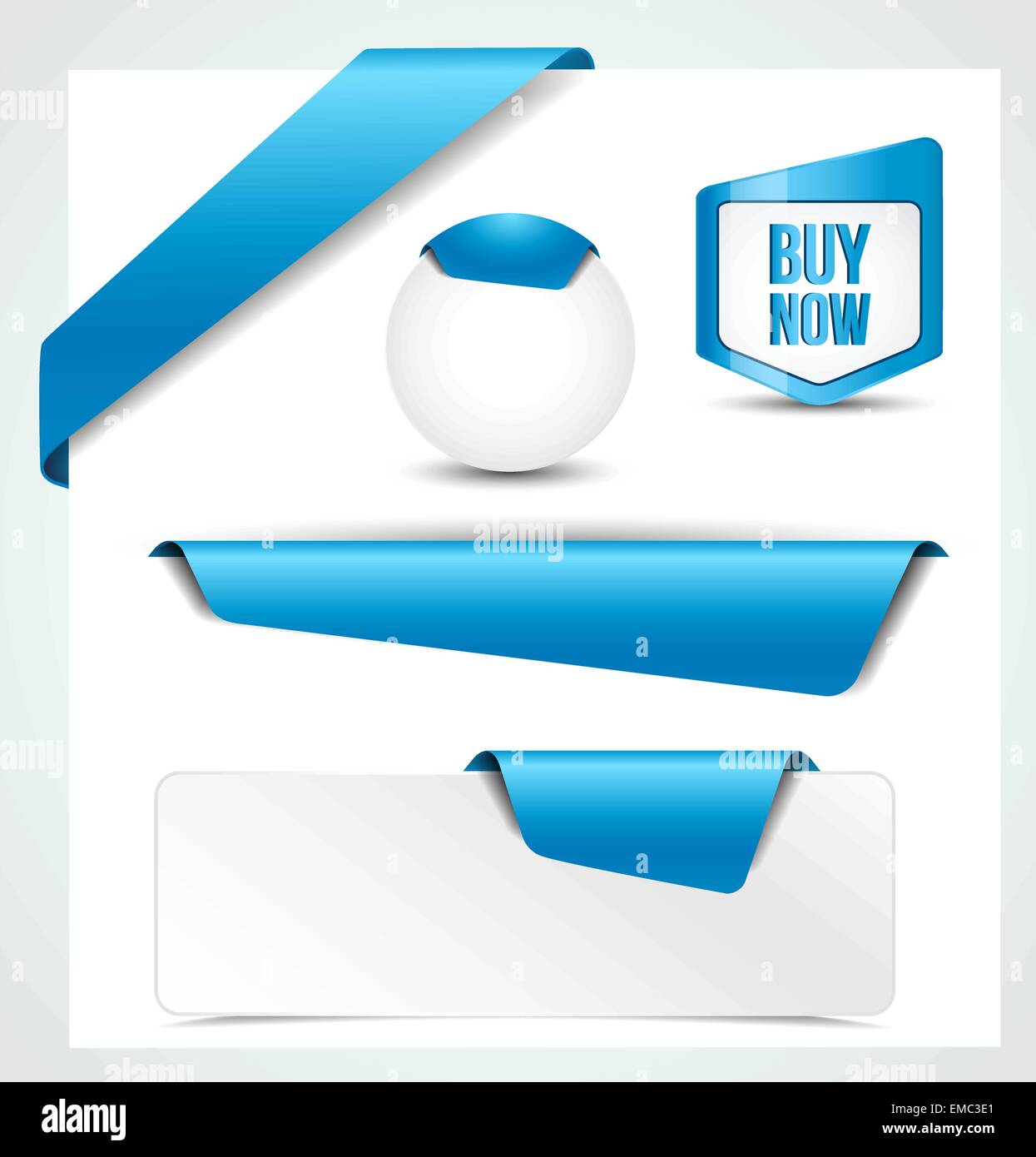 Website-Elemente Stock Vektor