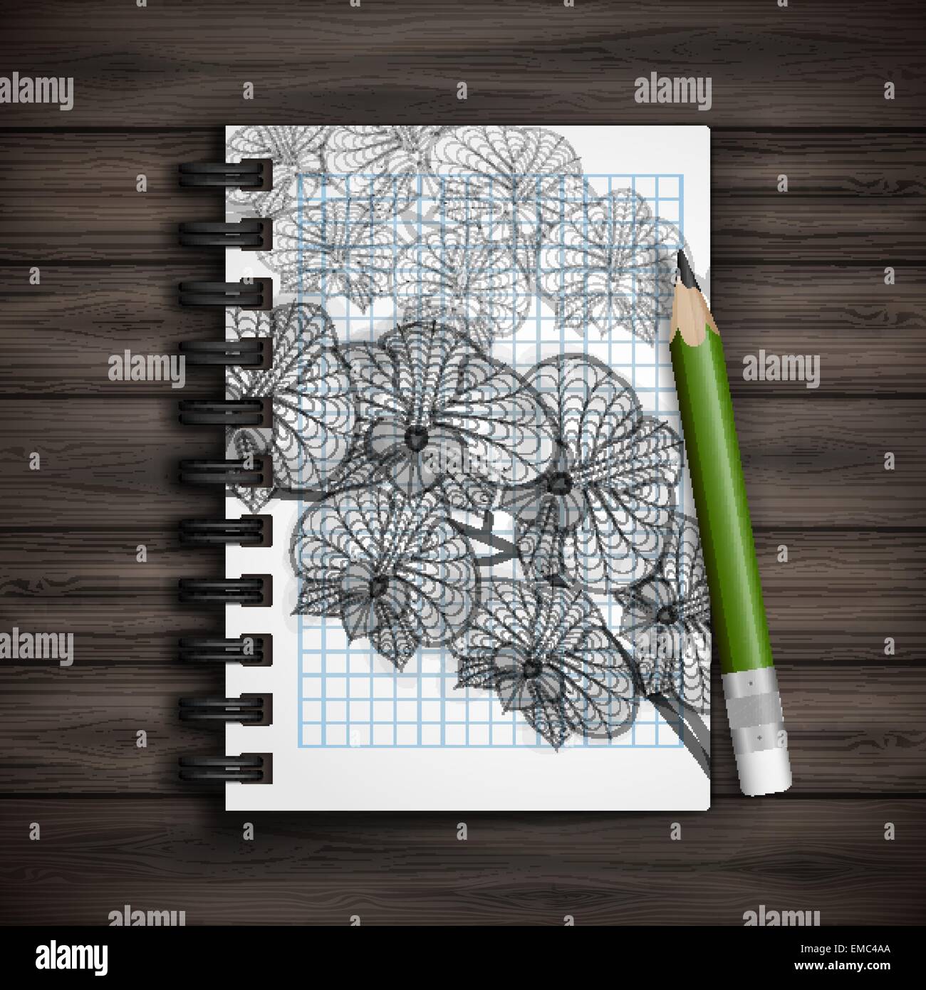 Satz von Hand gezeichnet verschiedene Elemente Stock Vektor