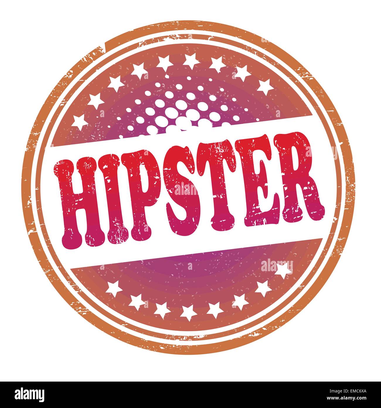 Hipster-Stempel Stock Vektor