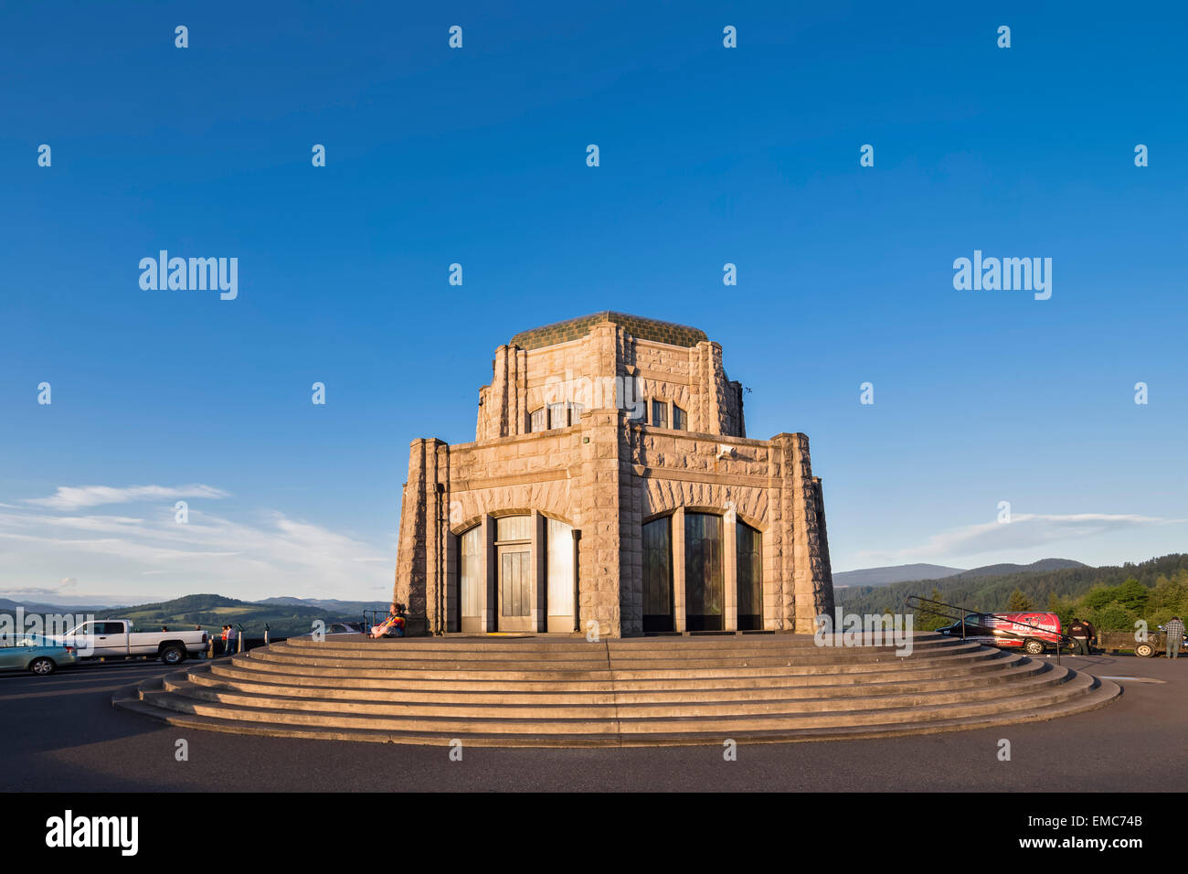 USA, Oregon, Crown Point, Vista-Haus Stockfoto