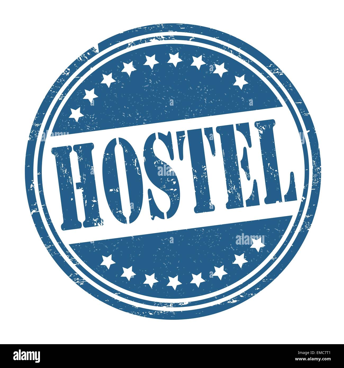 Hostel-Stempel Stock Vektor
