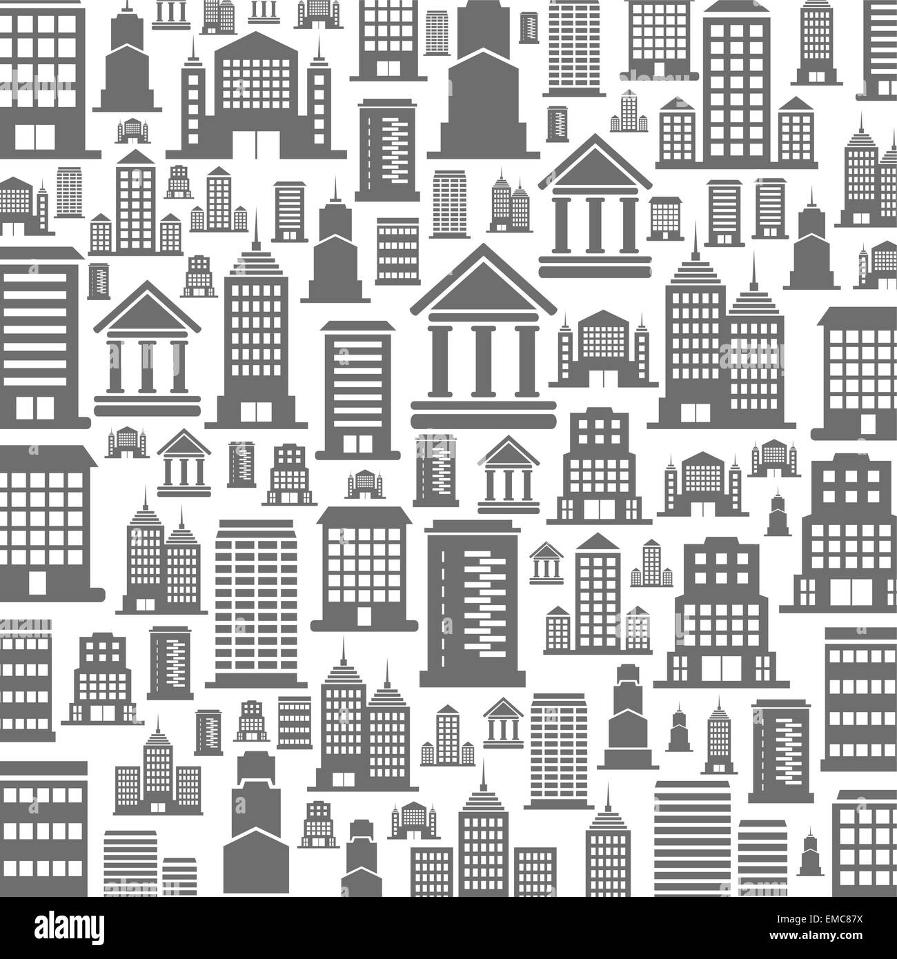 Haus ein background3 Stock Vektor