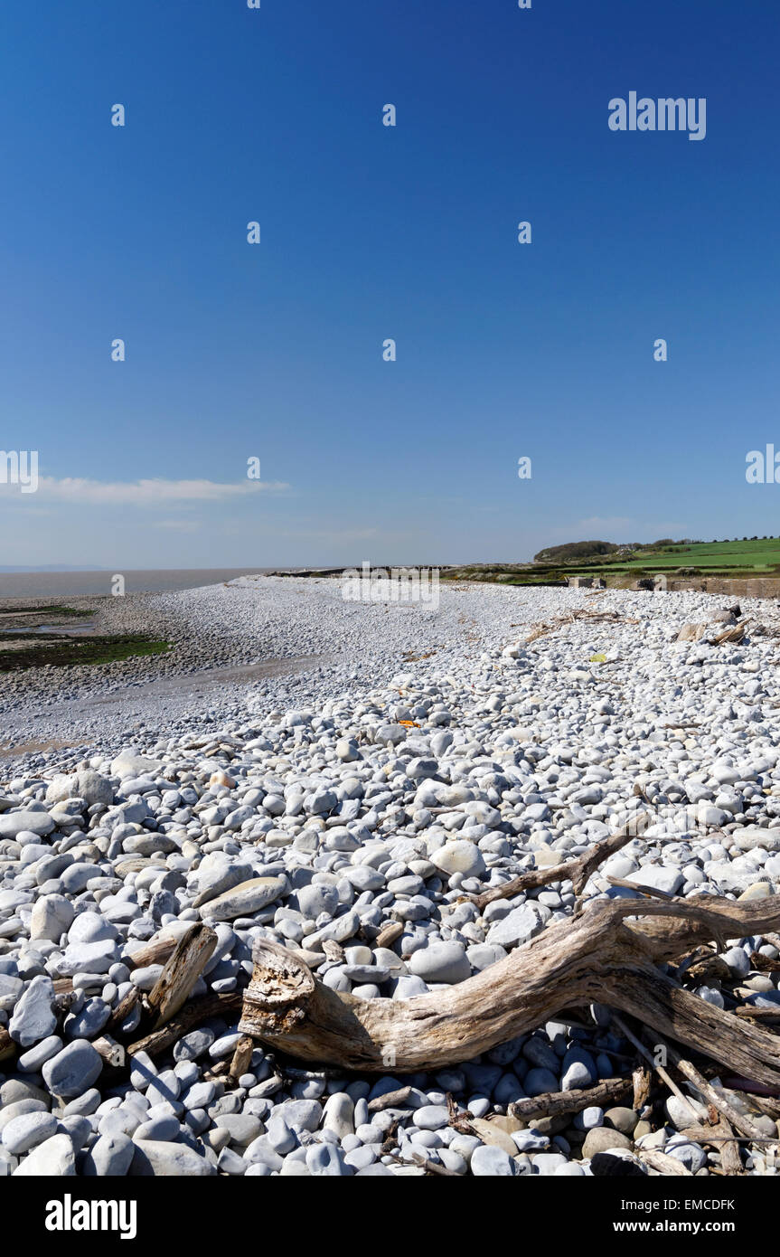 Aberthaw Strand, Glamorgan Heritage Coast, Vale von Glamorgan, South Wales, UK. Stockfoto