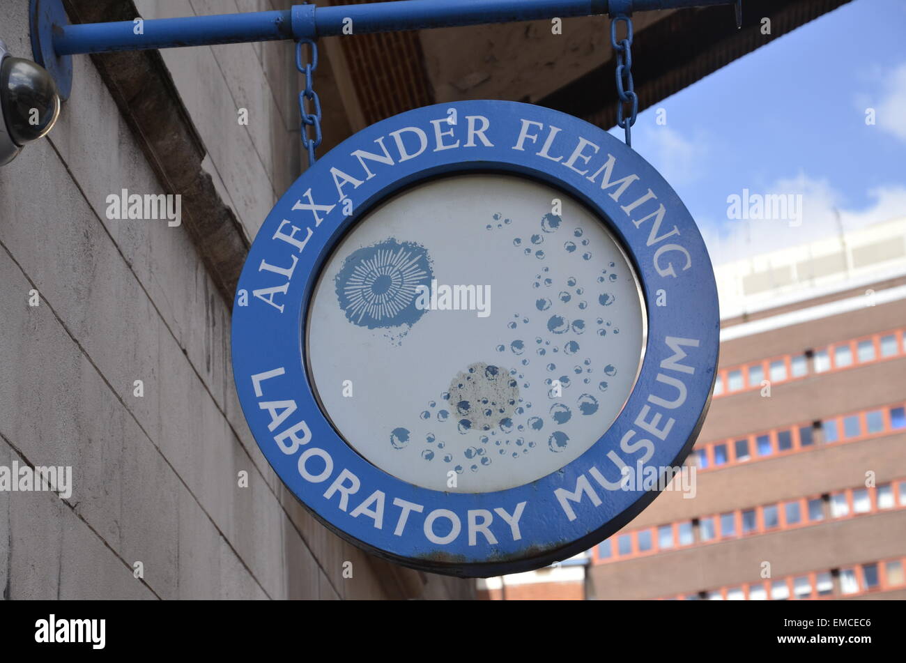 Alexander Fleming Laboratory Museum am St. Marien-Hospital Stockfoto