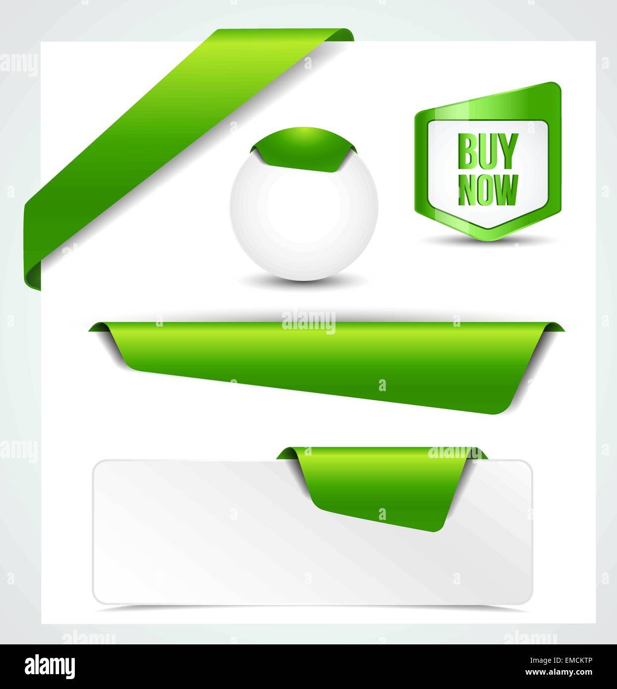 Website-Elemente Stock Vektor