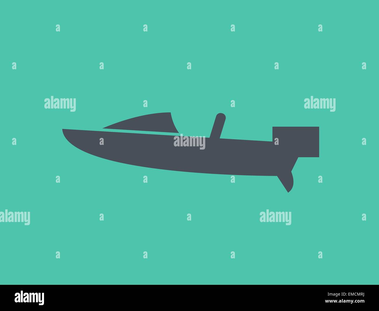 Transport-flach-Symbol Stock Vektor