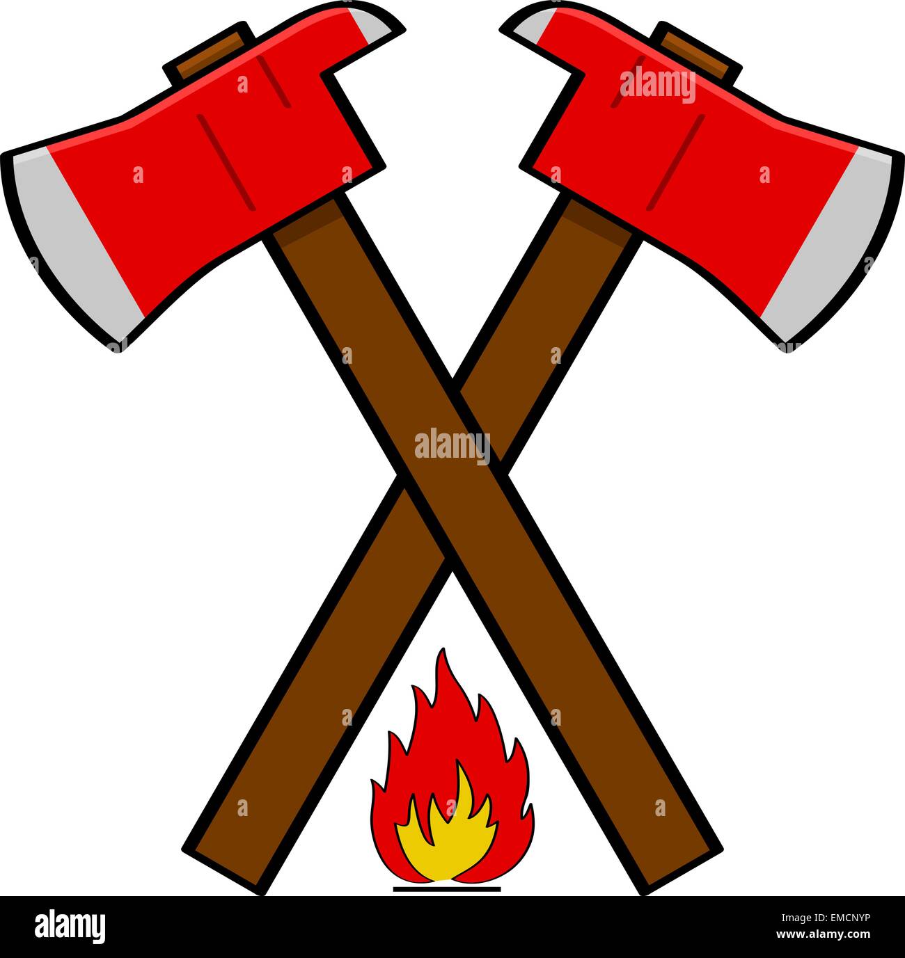 Feuerwehrmann zeichnen Stock-Vektorgrafiken kaufen - Alamy