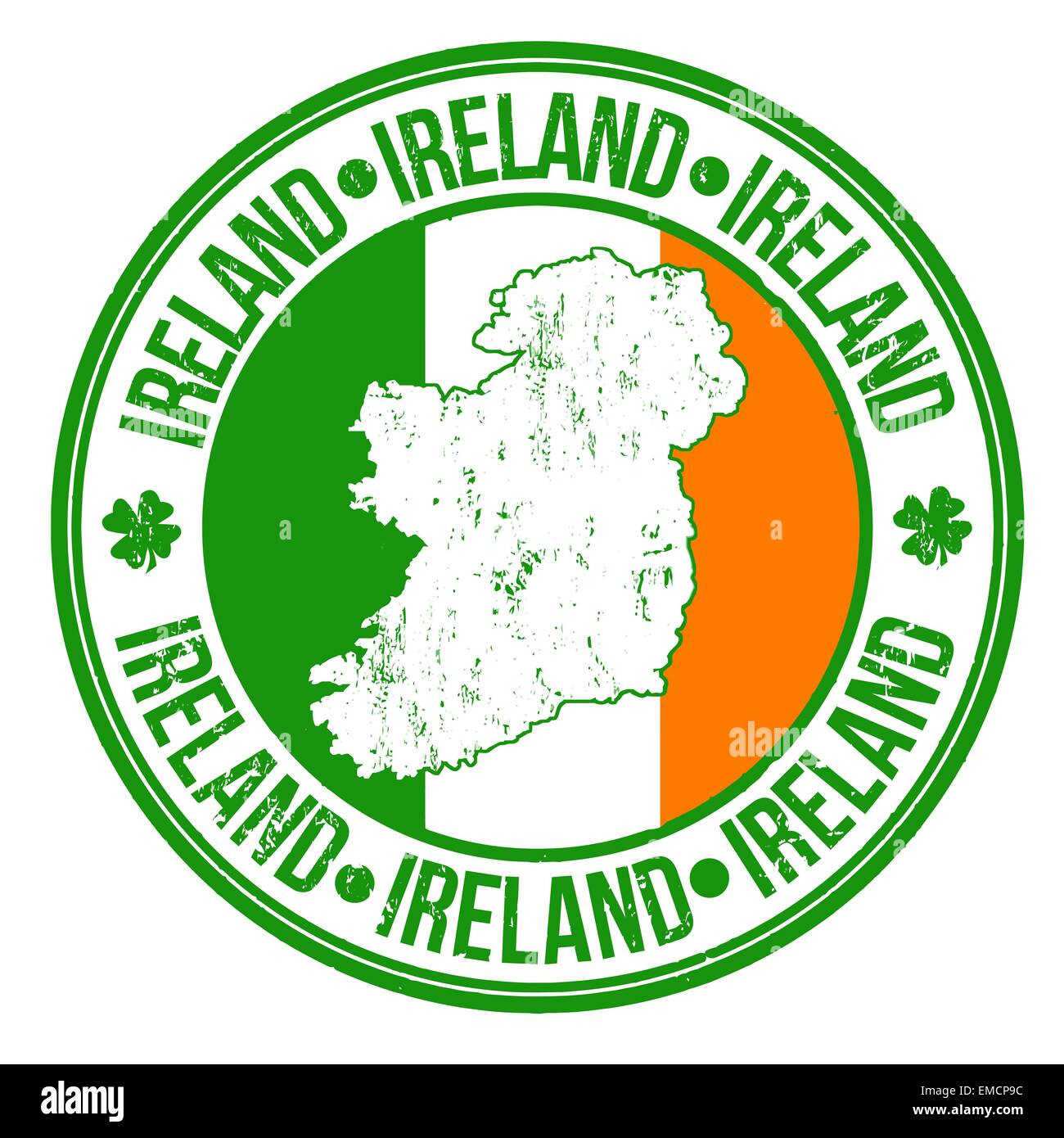 Irland-Stempel Stock Vektor
