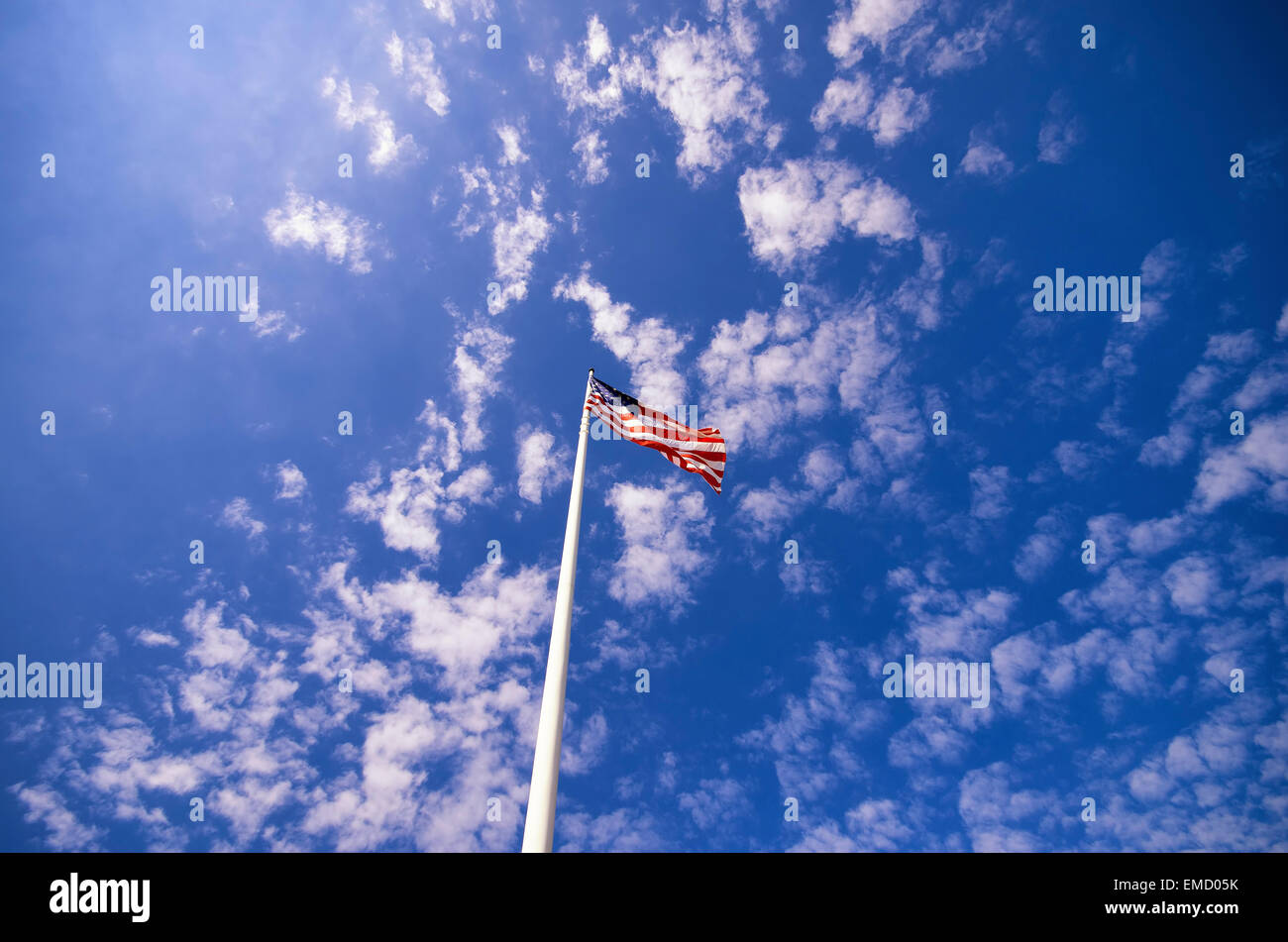 USA, Wisconsin, Stars and Stripes, US-Flagge Stockfoto