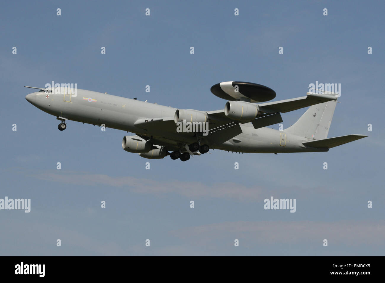 ROYAL AIR FORCE E3 AWACS Stockfoto