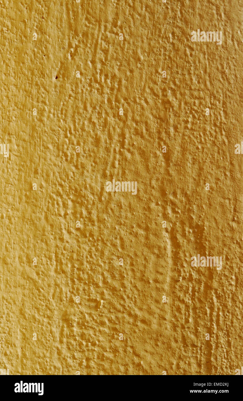 Alte Farbe auf eine Betonoberfläche. Stockfoto