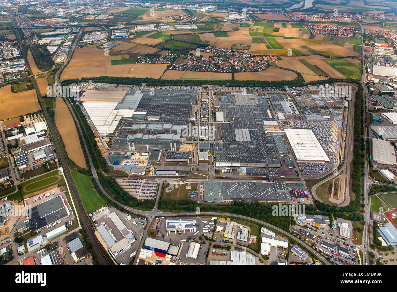 BMW-Werk in Regensburg, Oberpfalz, Bayern, Deutschland Stockfoto