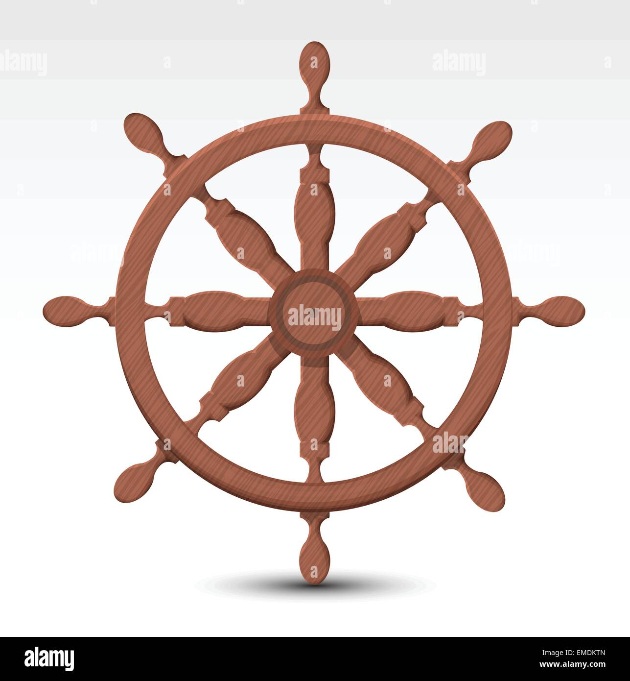 Nautische Ruder Stock Vektor