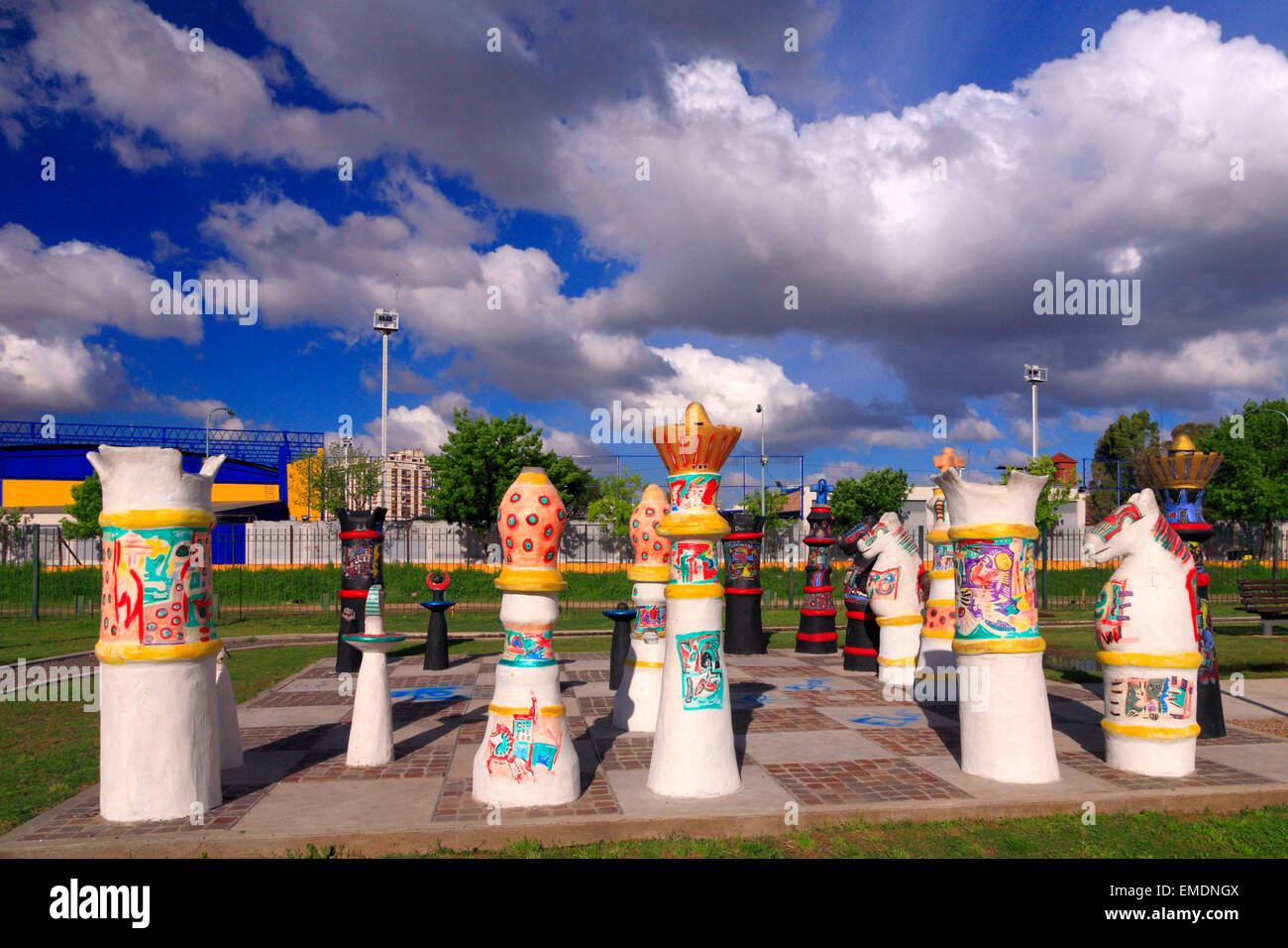 Einheimische Flora Park Quinquela Martin. La Boca, Buenos Aires, Argentinien Stockfoto