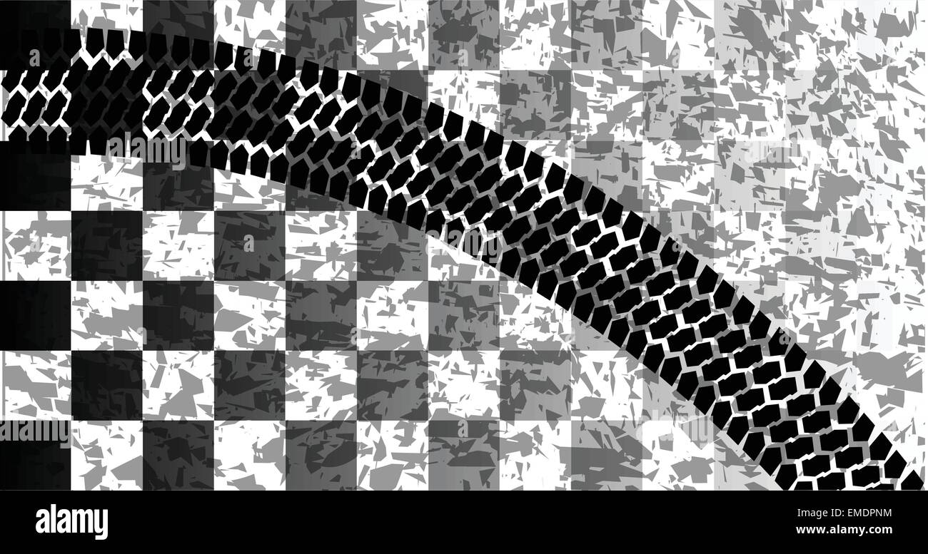 Flagge Rutschen Mark Stock Vektor