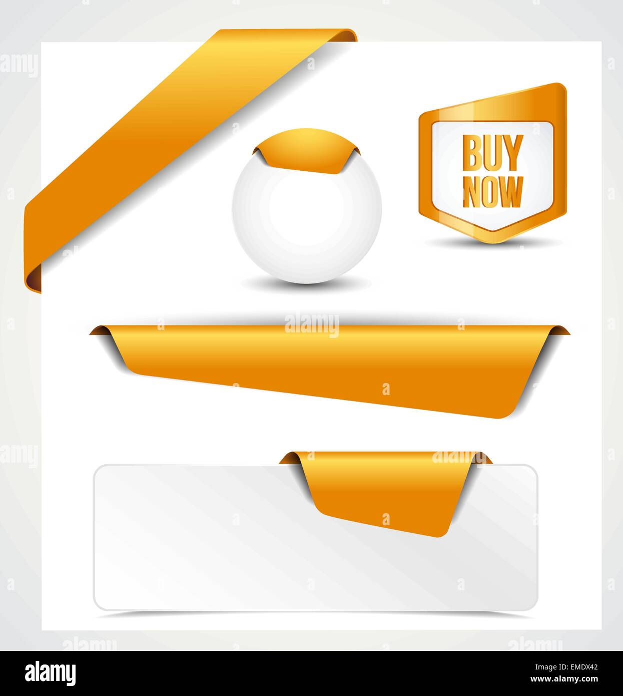 Website-Elemente Stock Vektor