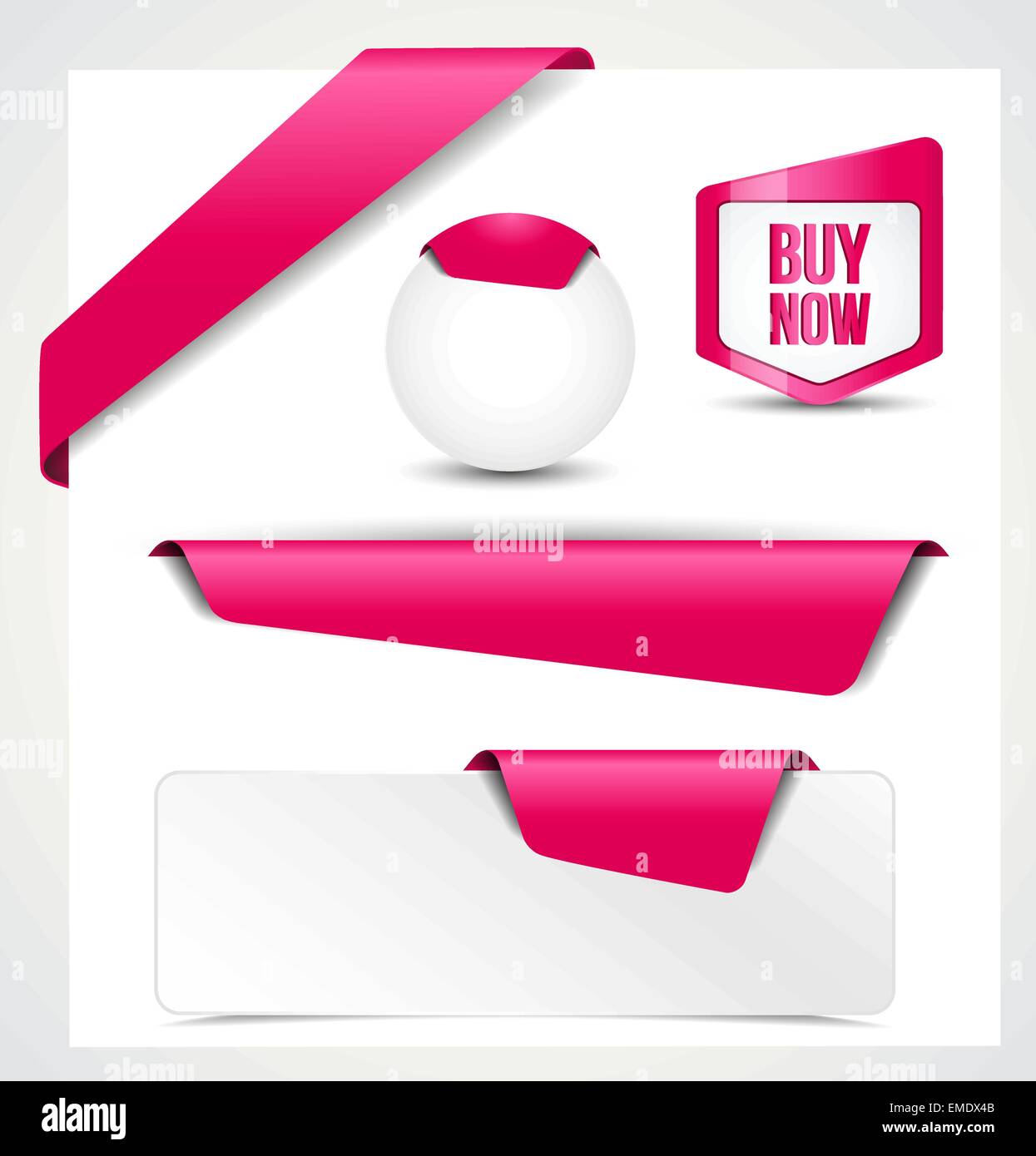 Website-Elemente Stock Vektor