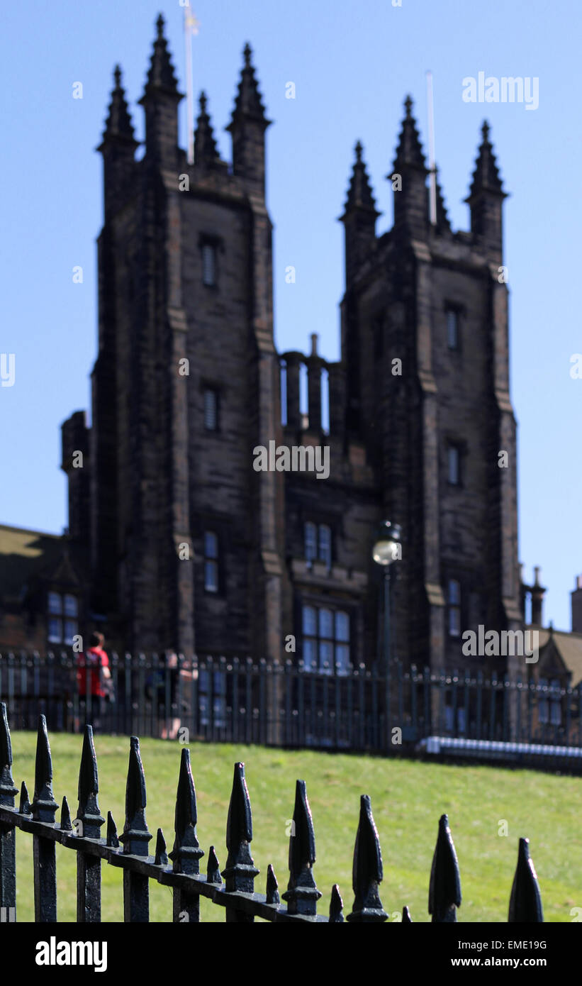 Freie Kirche von Schottland Büros und New College. Stockfoto