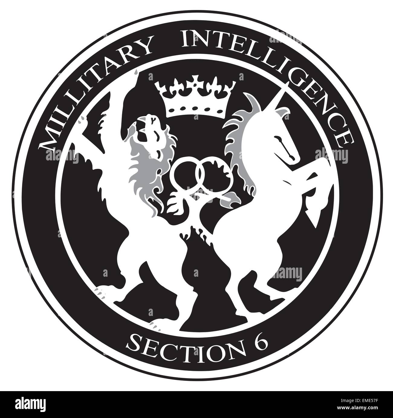 MI6-Logo Stock Vektor