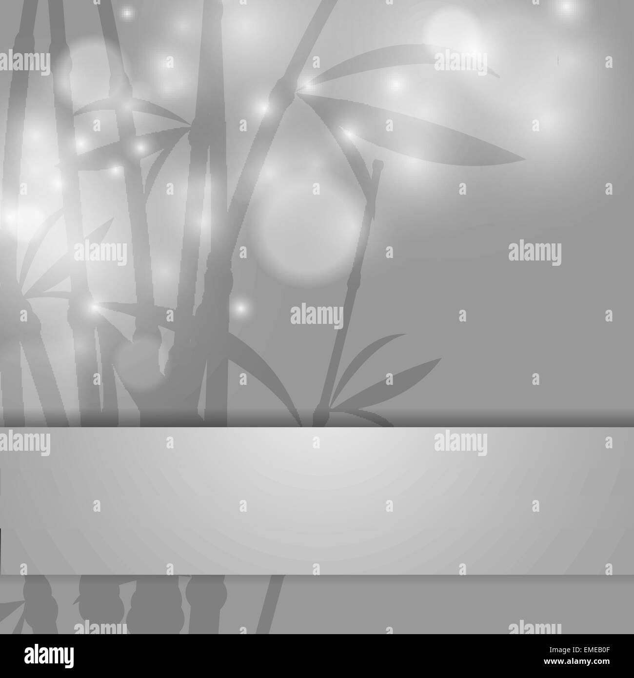 Vektor-Hintergrund mit Bambus Stock Vektor
