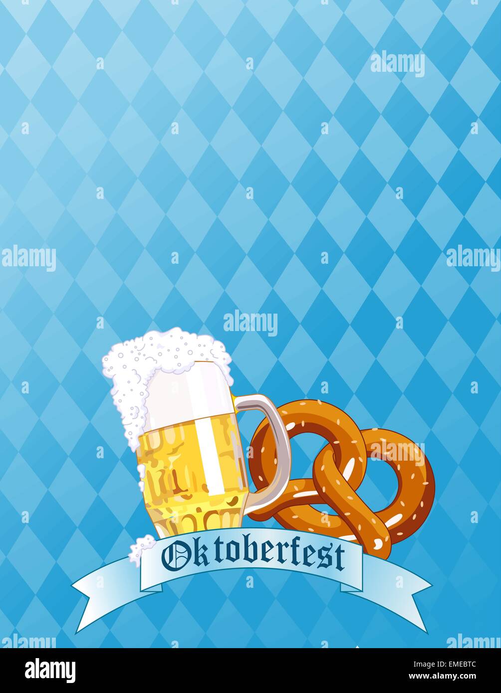 Oktoberfest-Feier-Hintergrund Stock Vektor