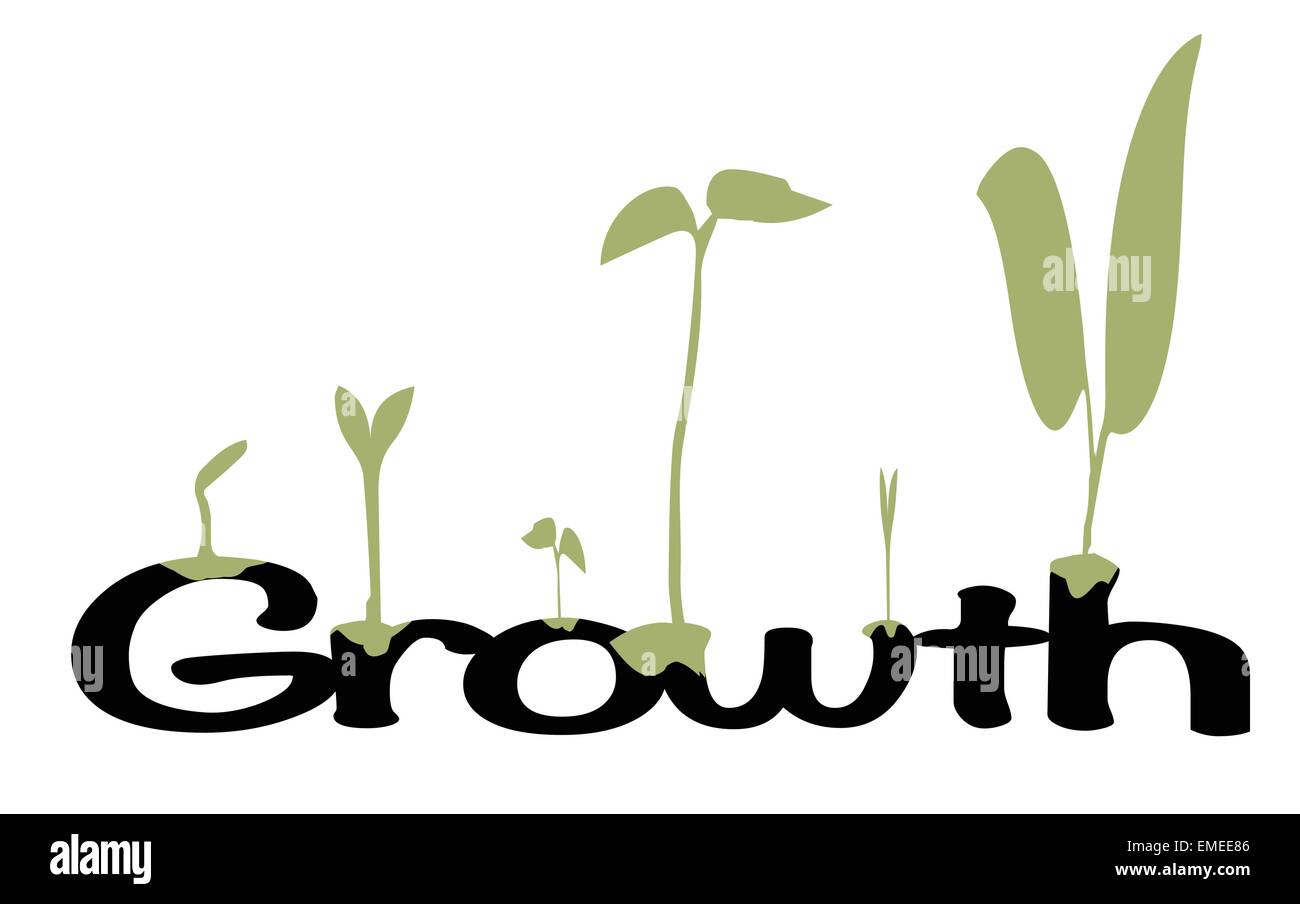 Wachstum Stock Vektor