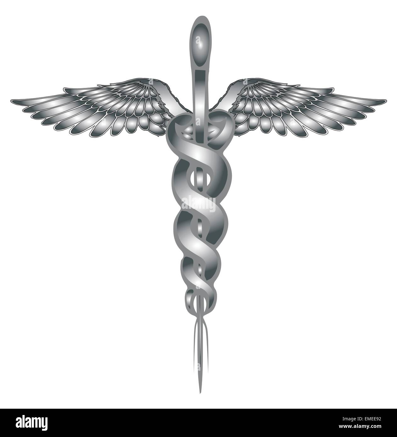 Medizinischen Symbol Caduceus Stock Vektor