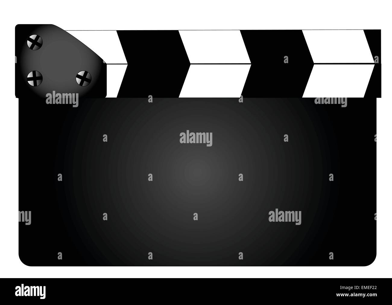 Leere Filmklappe Stock Vektor