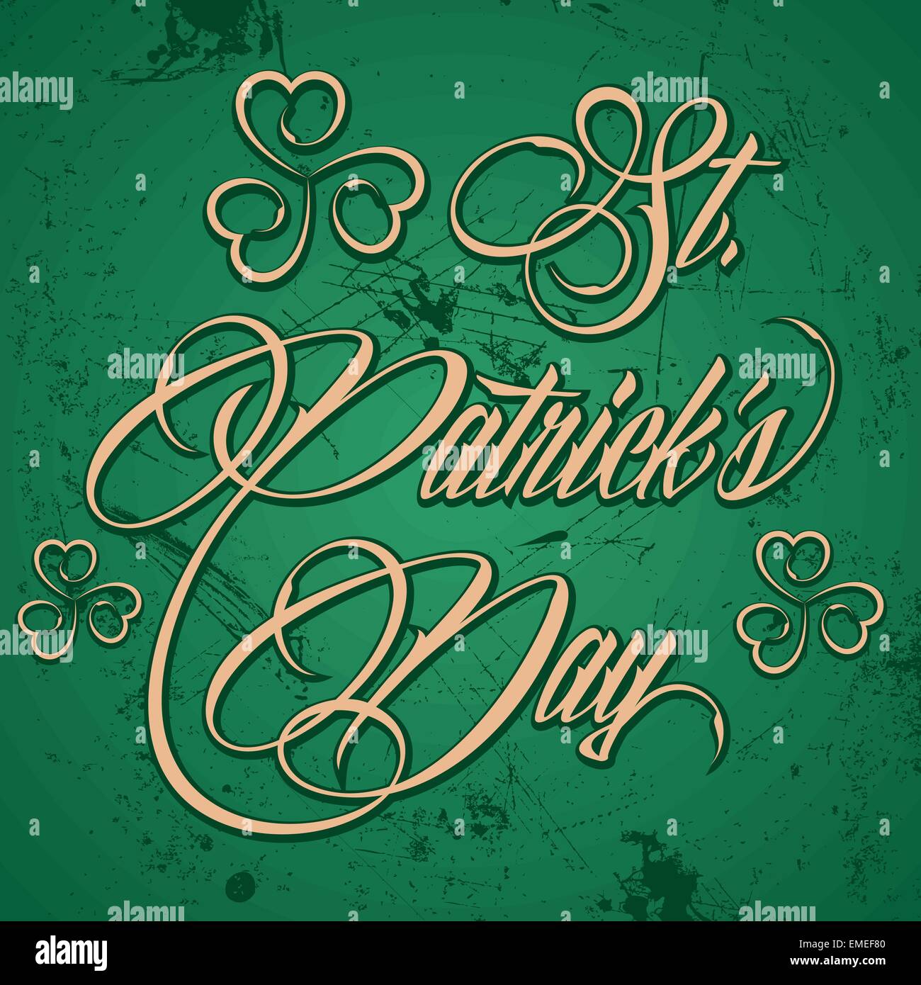 Kreatives Design für St Patrick s Tag - Vektor-illustration Stock Vektor