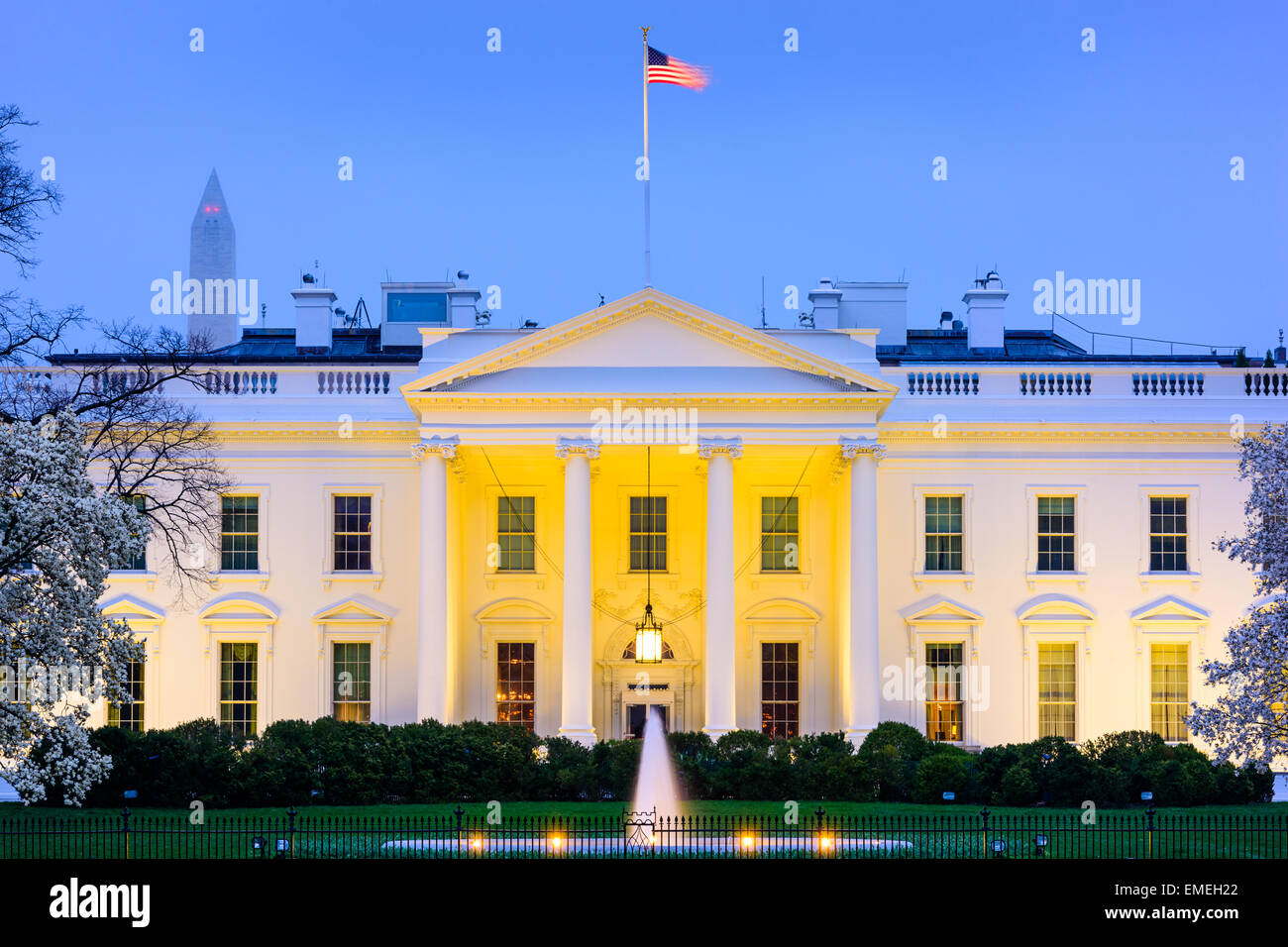 Washington, D.C. im Weißen Haus. Stockfoto