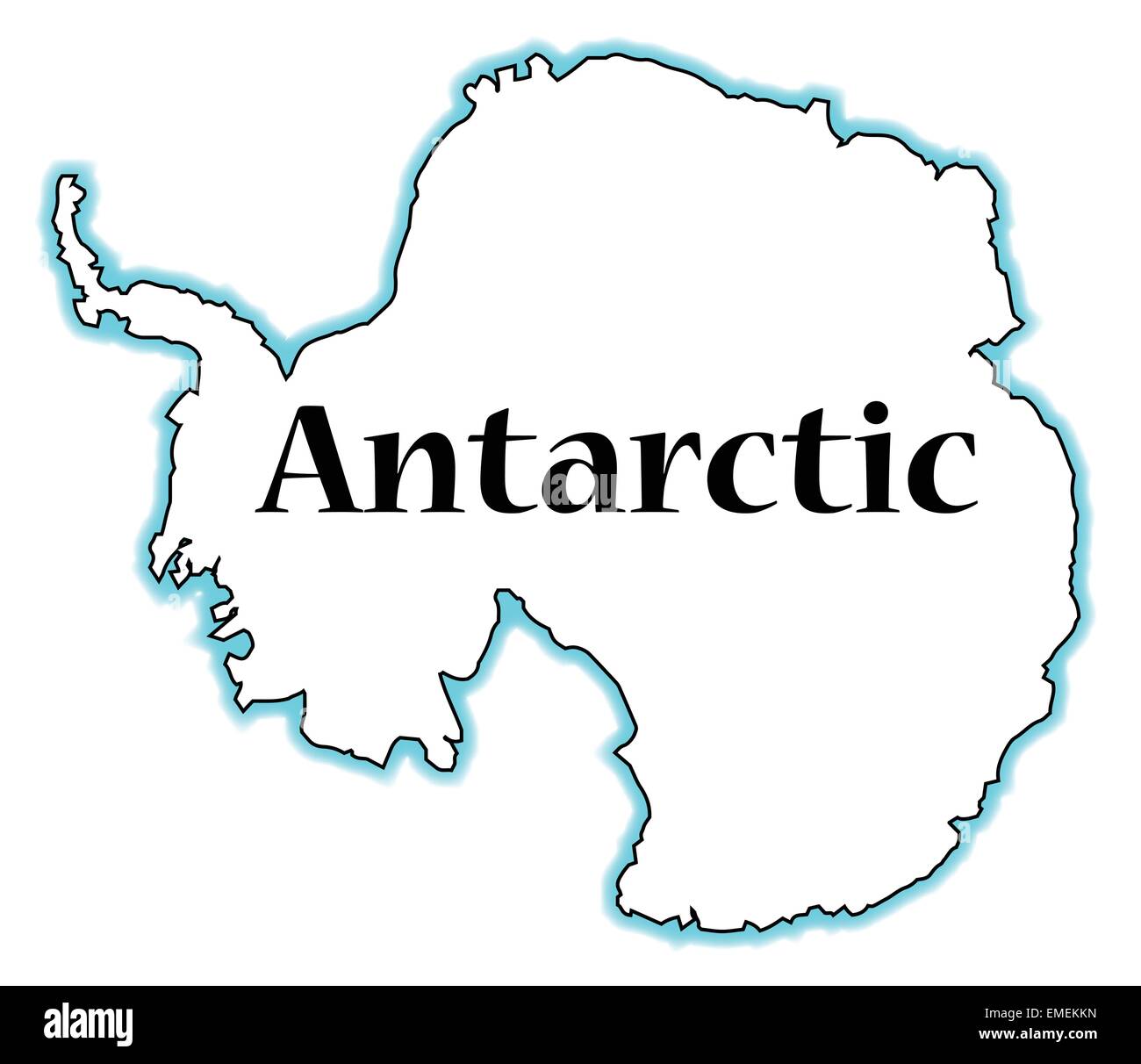 Antarktis Stock Vektor