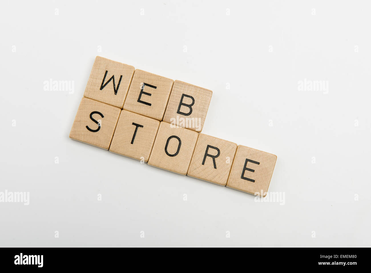 Web-Shop Stockfoto