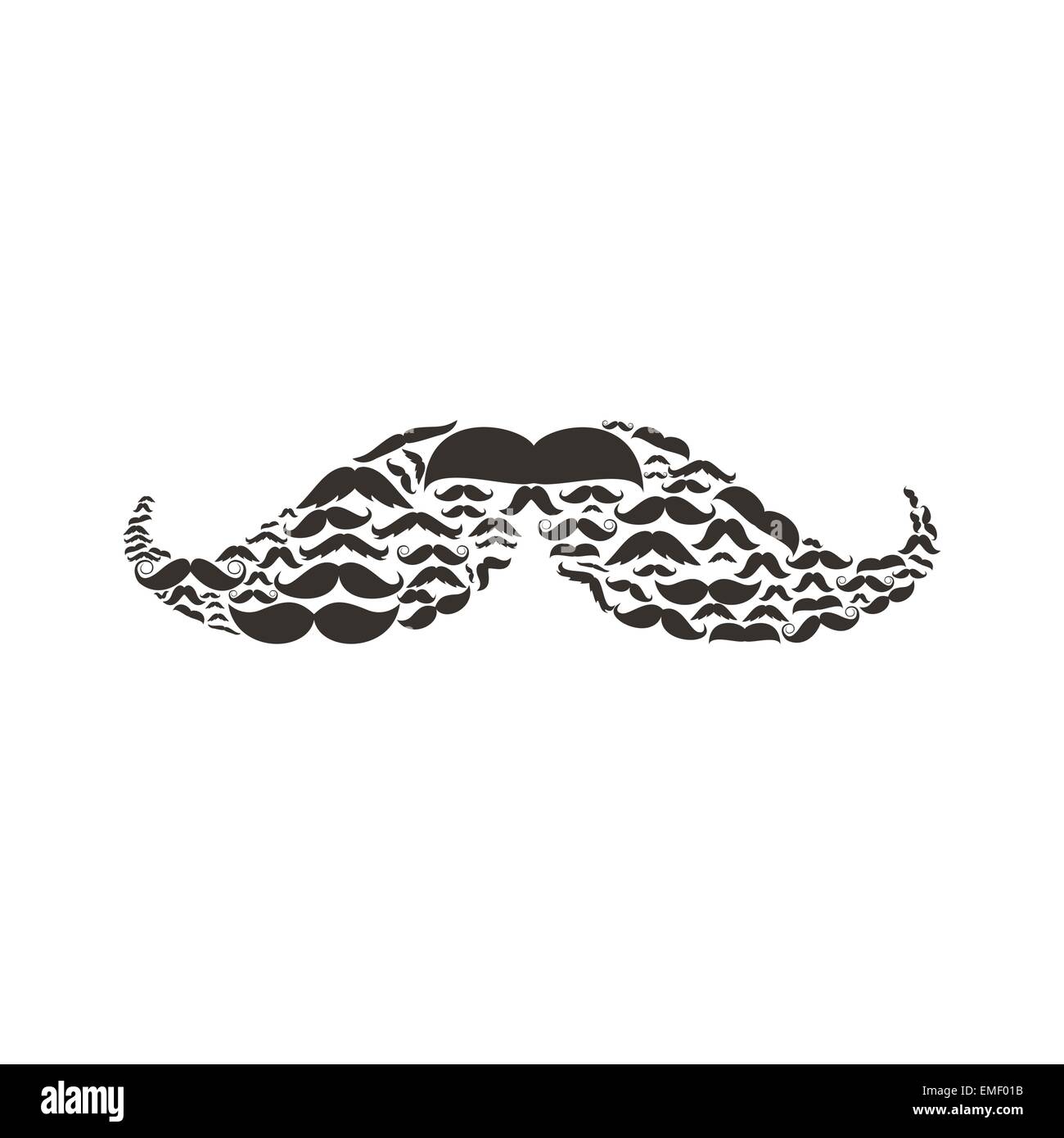 Moustaches2 Stock Vektor