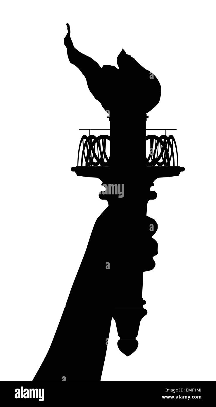 Liberty Torch Stock Vektor