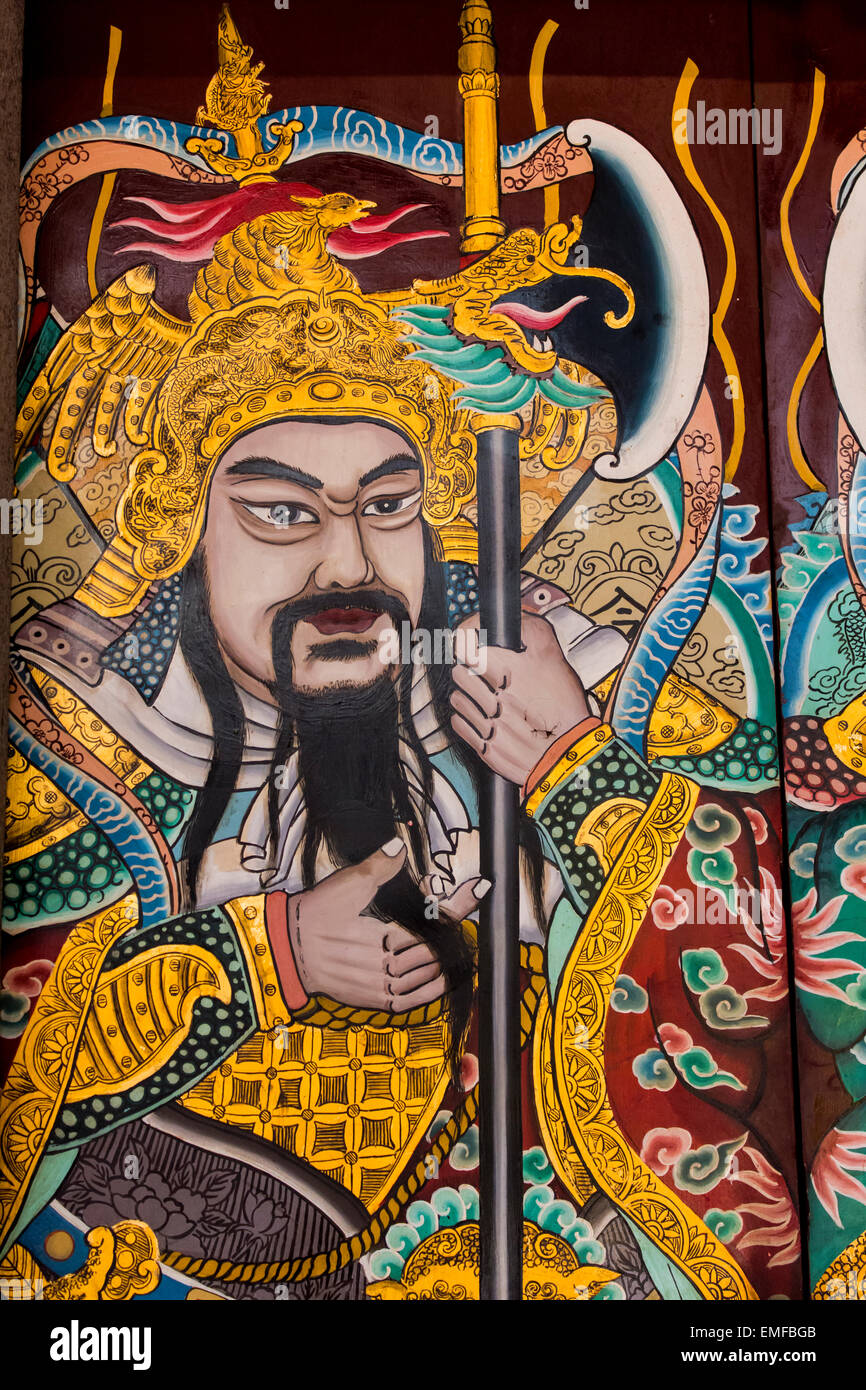 Thian Hock Keng Tempel in Singapur Stockfoto